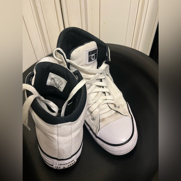 Converse Chuck Taylor All Star High Street White/Black 155469C Shoes 11 M, 13-W - Picture 5 of 10